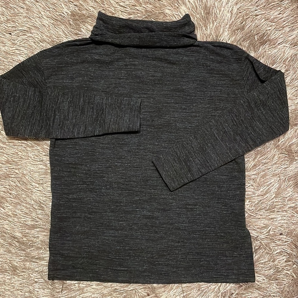 AMERICAN Eagle Outfitters Turtle Neck Gray Sweatshirt sz Small - Picture 8 of 8